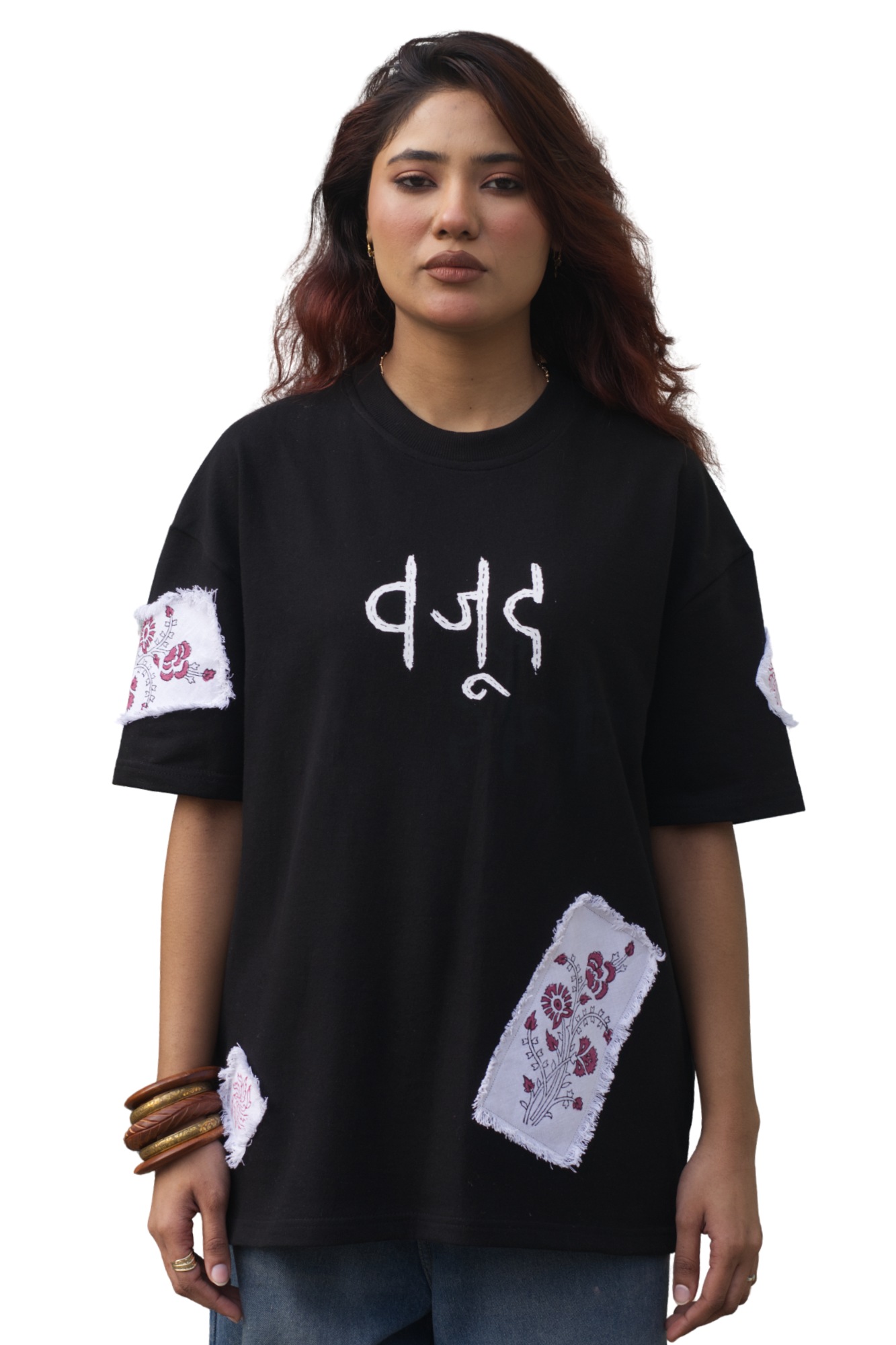 “PATCHWORK BLOCKPRINT” T-SHIRT