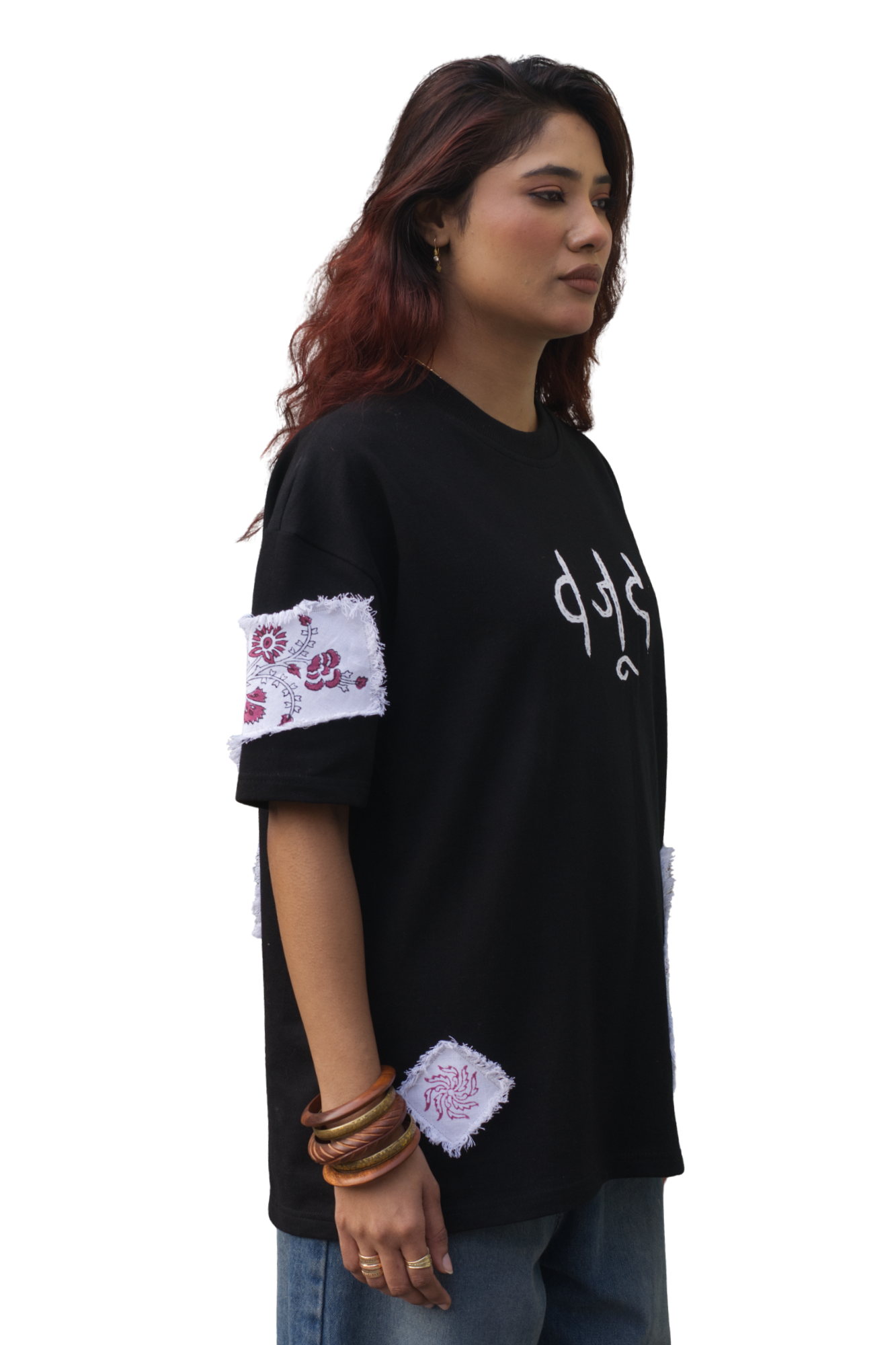“PATCHWORK BLOCKPRINT” T-SHIRT