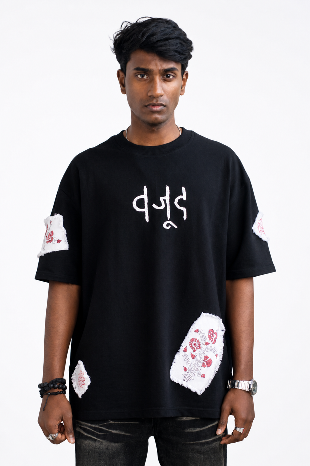 “PATCHWORK BLOCKPRINT” T-SHIRT