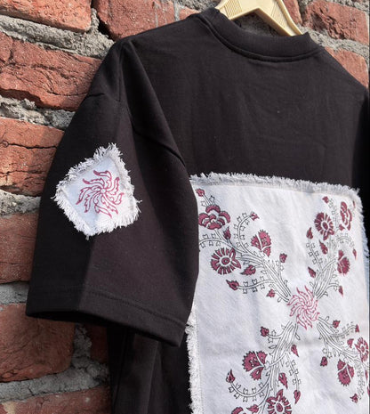 “PATCHWORK BLOCKPRINT” T-SHIRT