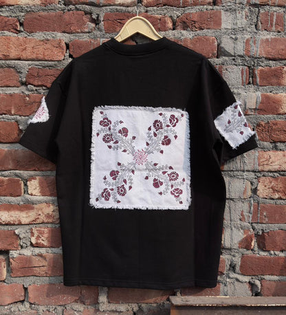 “PATCHWORK BLOCKPRINT” T-SHIRT