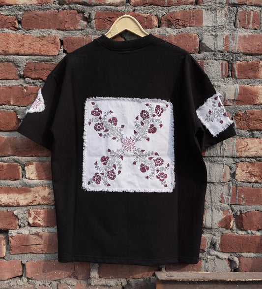 “PATCHWORK BLOCKPRINT” T-SHIRT