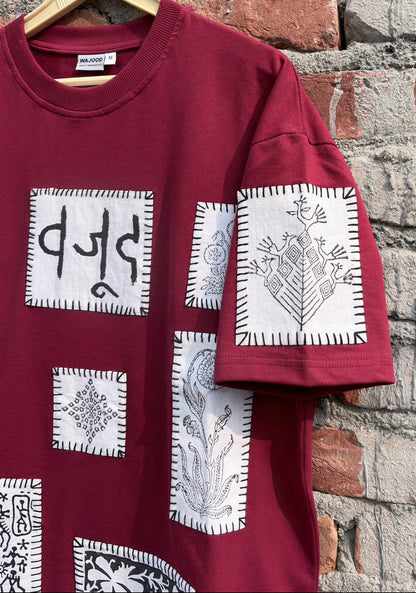 “Purane Tukde” Patchwork T-Shirt